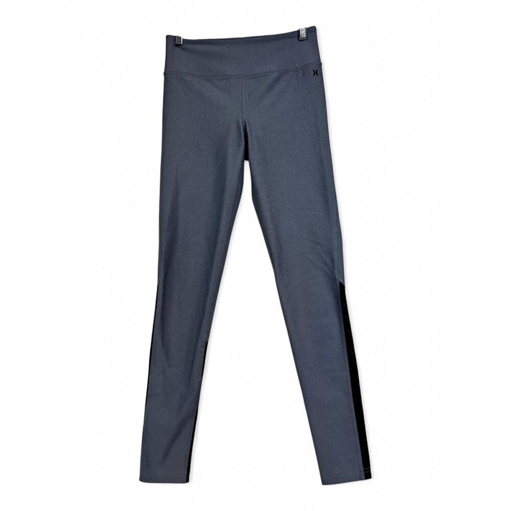 Hurley Women's Gray Athletic‎ High-Rise Leggings Sz S